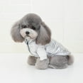 thumbnail image 6 of Dengjunhu Pet Vest Wave Texture Keep Warmth Shiny Pet Dog Sleeveless Coat Clothes for Autumn, 6 of 7