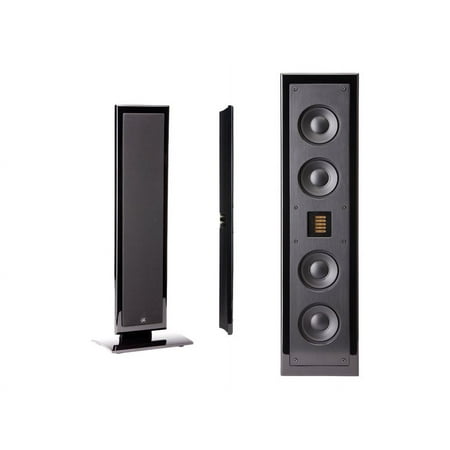 MartinLogan - Motion SLM 4" Flat-Panel Speaker (Each) - Gloss Black