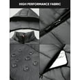 thumbnail image 6 of ORRNIKKO Women's Heated Vest - Detachable Heated Hood, XL, 6 of 7