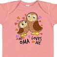 thumbnail image 4 of Inktastic My Oma Loves Me- Cute Owl Family Boys or Girls Baby Bodysuit, 4 of 5