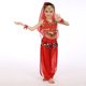 thumbnail image 3 of Gibobby Conjunto para bebé y niño Trajes de danza del vientre hechos a mano para niños y Niñass, ropa de danza para danza del vientre para niños(Rojo, Mediano), 3 of 5