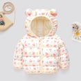 thumbnail image 2 of Vedolay Boys Coat Boy Sequin Jacket Zipper Outwear Kid's Long Sleeve Coats,Beige 2-3 Years, 2 of 3