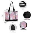 thumbnail image 2 of FORMRS Canvas Laptop Tote Bag for Women with 15.6" Computer Compartments Shoulder Handbag, Purple Halloween, 2 of 7