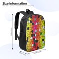 thumbnail image 2 of Xecao Colorful Tie Dye Stained Glass 1 print Travel Backpack, Large Computer Backpack for Men Women, College School Rucksack Book Bag, 2 of 5