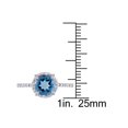 thumbnail image 2 of Bague Solitaire Topaze Bleue 1.60 Carat (ctw) en Or Blanc 10K, 2 of 4