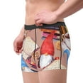 thumbnail image 4 of Kll Gnomes Books Tea Cups Men'S Cotton Boxer Briefs Underwear-Medium, 4 of 9