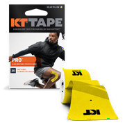 KT Tape Yellow Pro Synthetic Kinesiology Tape 20 Precut Strips