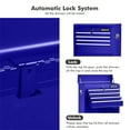 thumbnail image 5 of Aukfa Tool Box, 3 in 1 Steel Rolling Tool Chest w/ 6-Drawers & 2 Cabinet for Garage Workshop, Blue, 5 of 20