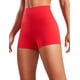 thumbnail image 1 of Shorts CRZ YOGA Sensación Desnuda Cintura Alta 7.5 cm Rojo M, 1 of 5