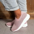 thumbnail image 4 of Womens Rhinestone Sneakers Fashion Comfortable Walking Shoes Non Slip Casual Running Shoes, 4 of 6