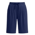 thumbnail image 7 of SwiftWear Women's Knee-Length Bermuda Shorts Yoga Walking Cotton Blend Shorts with Pockets Comfortable Stretch Casual Exercise Shorts​, 7 of 7