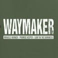 thumbnail image 5 of Wild Bobby Waymaker Inspirational/Christian Men Graphic Tee, Military Green, XX-Large, 5 of 5
