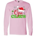 thumbnail image 3 of Inktastic Opa Claus with Christmas Santa Hat and Snowflakes Long Sleeve T-Shirt, 3 of 5