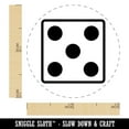 thumbnail image 2 of Five 5 Dice Die Rubber Stamp for Scrapbooking Crafting Stamping - Mini 1/2 Inch, 2 of 7