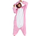 thumbnail image 1 of Pijama de una pieza con dibujos de animales de elfo de vellón polar, pijama de tiburón para hombre y mujer, ropa de invierno para el hogar, 1 of 2