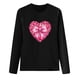 thumbnail image 5 of TaTaai Casual Comfy Women's Valentine Heart Print Long-Sleeve Blouse, Valentine's Day Daily Party Top, Round-Neck Multi-Season Tee Gift, 5 of 5