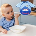 thumbnail image 4 of Fiudx Babero Antimanchas Sprout Baby, Diseño de Manga Larga con Recogedor de Comida, Tejido de Poliéster Fácil de Limpiar, Ideal para Comer y Actividades Al Aire Libre, Lavable a Máquina, Talla Única, 4 of 4