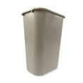 thumbnail image 4 of Rubbermaid Commercial Products FG295700BEIG Plastic Resin Deskside Wastebasket, 10 Gallon/41 Quart, Beige, 4 of 4
