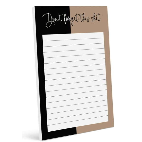 Inkdotpot Daily Planner List Pad Notepads Memo Pad, Undated To-Do List Tear Off pad - 4.5 x 7.5 Inches (50 Sheets) Organizer- Scheduler- Organize Tasks- Lists