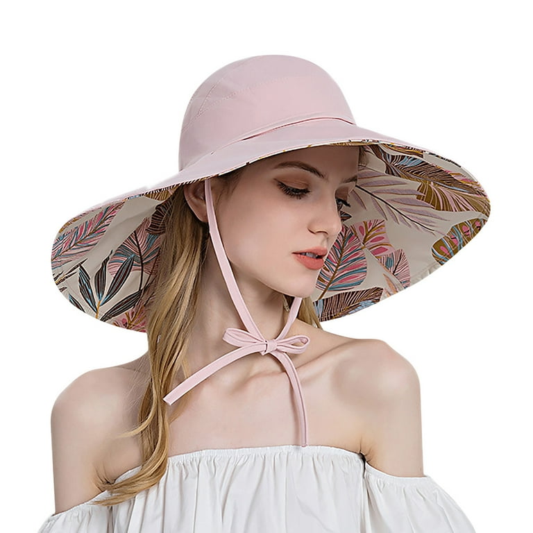 MELDVDIB Sun Hats for Women, Lightweight Packable Folable Floppy Hat, Wide  Brim Sun Protection Straw Hat, Summer UV Protection Beach Cap 