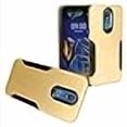 thumbnail image 3 of Z-GEN - for LG K40 LM-X420, LG Solo LTE L423DL - Hybrid Phone Case + Tempered Glass Screen Protector - CF1 Gold, 3 of 4