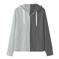 thumbnail image 6 of WAENQINLA Mens Zip Up Hooded Sweatshirts Fahion Style Color Block Long Sleeve Outwear Shirts Casual Workout Plus Size Drawsring Hoodie Sweatshirts, 6 of 6