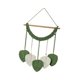 thumbnail image 4 of Tapiz de macramé para pared, tapiz de hojas, decoración bohemia, artesanía, hecho a mano, tejido Verde, 4 of 9