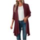 thumbnail image 2 of Pntutb Mujeres Chaquetas Casuales Frente Abierto Manga Larga Blusa Sólida tops Abrigo Liquidación Pntutb Pntutb-2059, 2 of 8
