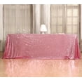 thumbnail image 4 of GFDYREE Sequin Tablecloth, Wedding, Banquet, Rectangular, 90"x156", Fuchsia Pink, 4 of 6