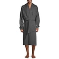 thumbnail image 2 of Hanes Men's 1901 Athletic Fleece Hooded Robe, 2 of 6