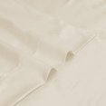 thumbnail image 5 of Satin Radiance Soft Silky Satin Sheets Solid Color Deep Pocket Twin Size Satin Bed Sheet Set Cooling And Soft Slippery Satin Bedding + Satin Pillowcase(s) Durable, Breathable, White, Ivory, 3-piece, 5 of 8
