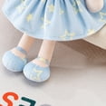 thumbnail image 5 of First Baby Doll Plush Rag Doll Sleeping Cuddle Buddy Doll Soft Baby Doll for Girls Wear Star Blue Sleeveless dress 13", 5 of 10