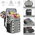 thumbnail image 5 of Vintage Backpack Cooler with Patterns – Leakproof, Waterproof, Insulated Cooler Bag for Hiking, Camping, Office Lunch, Beach Days & BBQ, 5 of 6