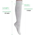 thumbnail image 2 of Long Slouch Scrunched Knee Socks 4 Pairs Shoe Size 5 to 10, 2 of 3