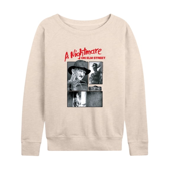 Nightmare on Elm Street - Elm Street Freddy - Women's Lightweight French Terry Long Sleeve Shirt