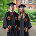 thumbnail image 7 of Fotbe Orange Dalia Printed Class of 2024 Graduation Stole, 7 of 7
