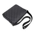 thumbnail image 2 of Messenger Bag Shoulder Bag Men's briefcase Business Plaid Bag for Male Leather Handbag Crossbody Bag, 2 of 4