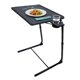 thumbnail image 1 of Mesa de TV portátil, plegable y cómoda de lujo. Soporte para computadora portátil, mesa para comer y dibujar. Bandeja ajustable en altura y ángulo. Portavasos deslizante ajustable. Estabilidad, 1 of 5