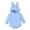 Sky Blue, variant on Newborn Baby Boy Girl Easter Outfit Rabbit Ear Hooded Sweatshirt Romper Oversized Bubble Onesie Cute Bunny Outfit