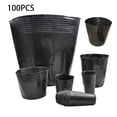 thumbnail image 1 of Maceta de plástico de 100 piezas, maceta de jardín para el hogar, planta de invernadero, vivero, plantación de flores, maceta de cultivo de 14x14 cm tholdsy HA6225-09, 1 of 6