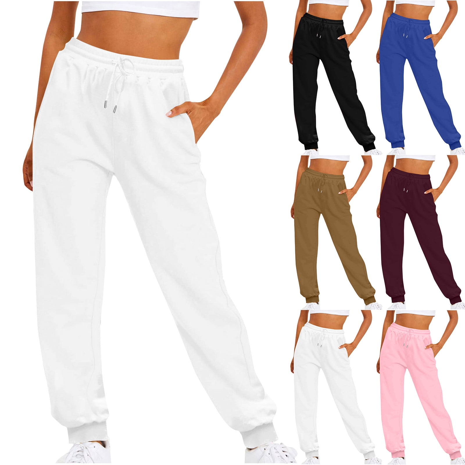 Safort Pantalon Yoga Femme Taille Haute – Jambe Droite Élégante, Poches, Tissu Doux 4 Directions