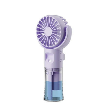 

Folamadak Fans Handheld Fan Hand Held Fan Rechargeable Battery Operated Portable 4 Speeds & 55Ml Spray & 360° Rotatable Usb Personal Water Fan for Travel Camping Outdoor Household Fan Rollback