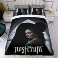 thumbnail image 4 of Nosferatu Conjunto de sábanas temático, trío de piezas, cómodo y amigable con la piel, diseño único, regalo de decoración para el hogar para familiares, amigos y fans, 90 cm * 190 cm, 4 of 6