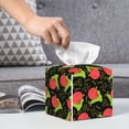 thumbnail image 6 of Yiaed Cartoon Snail Print Tissue Box Cover, PU Leather Decorative Organizer for Tabletop, Bathroom, Car, Office Creative Decorative, 6 of 7