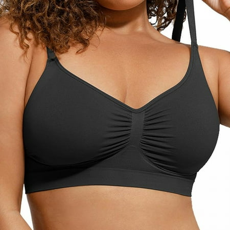 OWLCE Women s Wireless Sculpt Bra Comfort Bralettes No Underwire Unlined Cami Bra Seamless Tshirt Bras Sports Bra