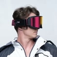 thumbnail image 2 of VIKING Heated Magnetic Anti-Fog Red Ski Goggles + Bonus PC Rose Revo Blue Lenses, 2 of 7