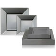 thumbnail image 4 of Smarty 6.5" Silver Square Disposable Plastic Cake/Salad Plates 120ct, 4 of 8