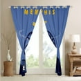 thumbnail image 5 of Erosebridal Basketball Curtains 42x63 inch,Blackout Curtains for Team,Sports Theme Curtains Drapes,Ball Game Window Curtains 2 Panels for Living Room,Memphis, 5 of 6