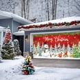 thumbnail image 1 of Eoozwa Christmas Garage Door Decor Cloth 192.13×94.49in Polyester Material for Outdoor Display Weather Resistant Full Coverage Installation Festive Holiday Accent, 1 of 5