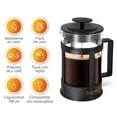thumbnail image 2 of Bazzeff Prensa Francesa de Vidrio de 750 ml para Preparar Café o Té. Cafetera Francesa Lefzo. (2 Tazas) Bazzeff Prensa Francesa, 2 of 7